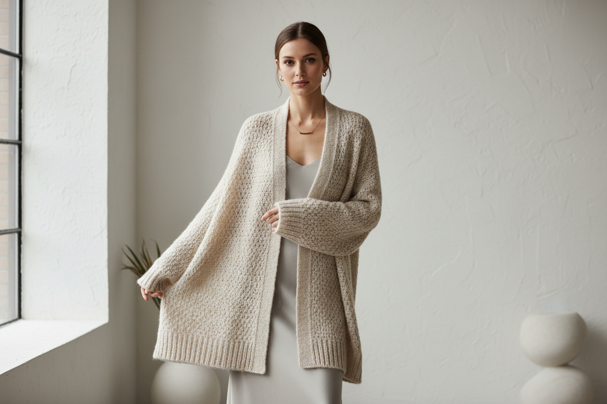 ELNOVÉ Cardigans Collection — Luxury Knit Cardigans