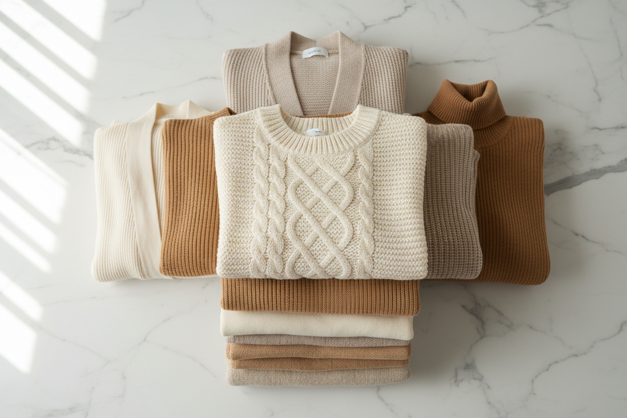 ELNOVE On Sale Collection, premium luxury knitwear at special prices