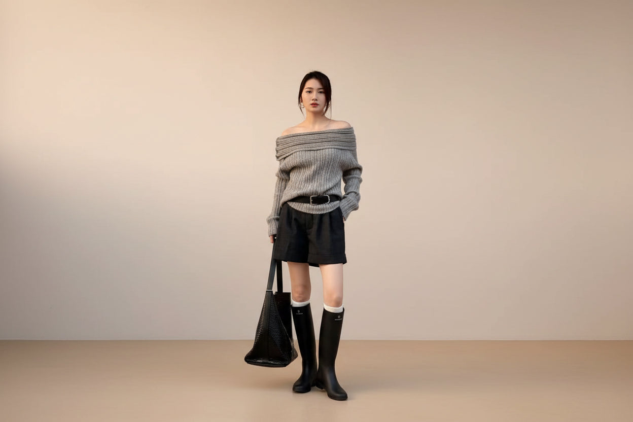 Coralie Off-Shoulder Sweater