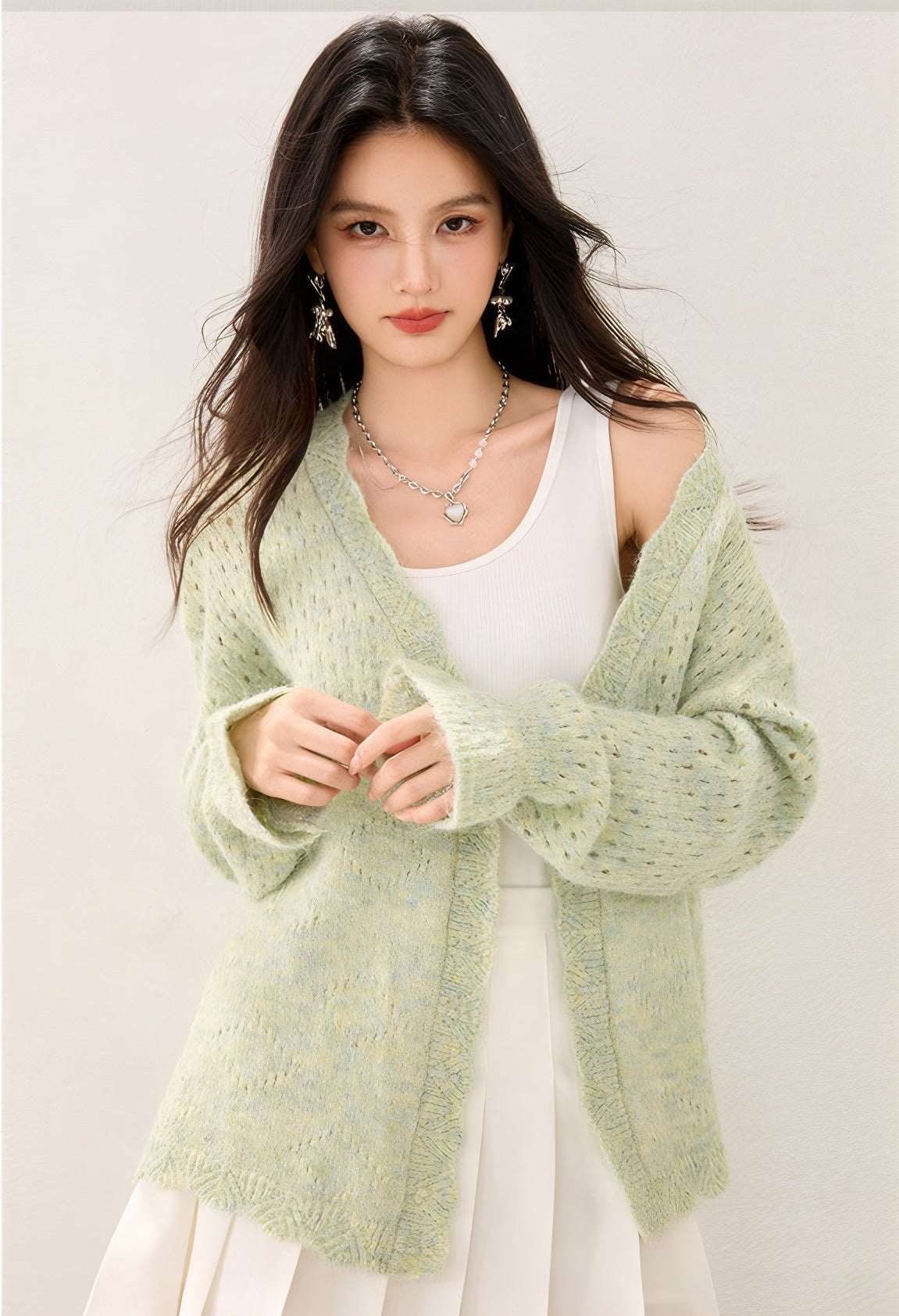 ELNOVÉ Aurore Cardigan Aberto