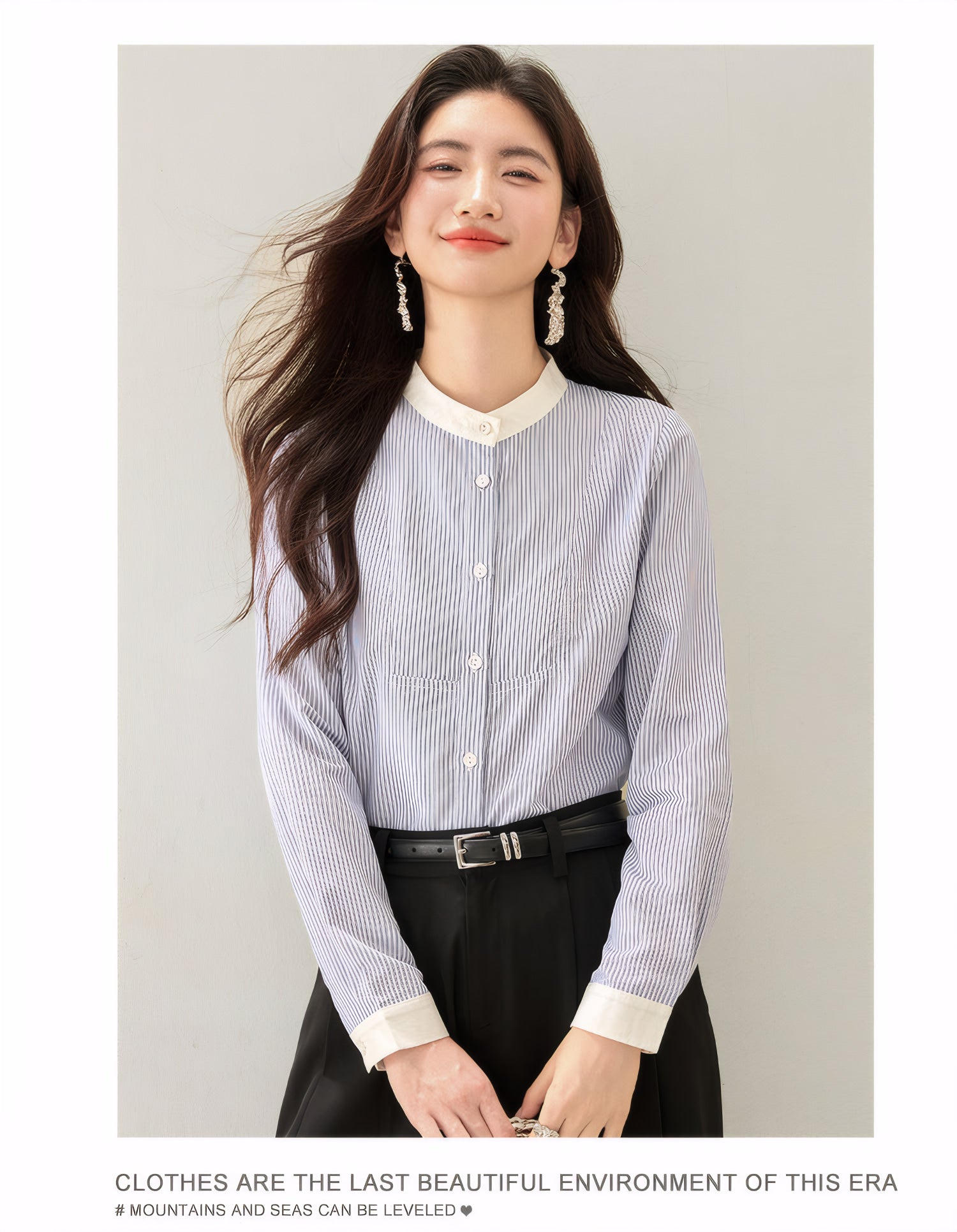 ELNOVÉ Nora Chemise Col Rond