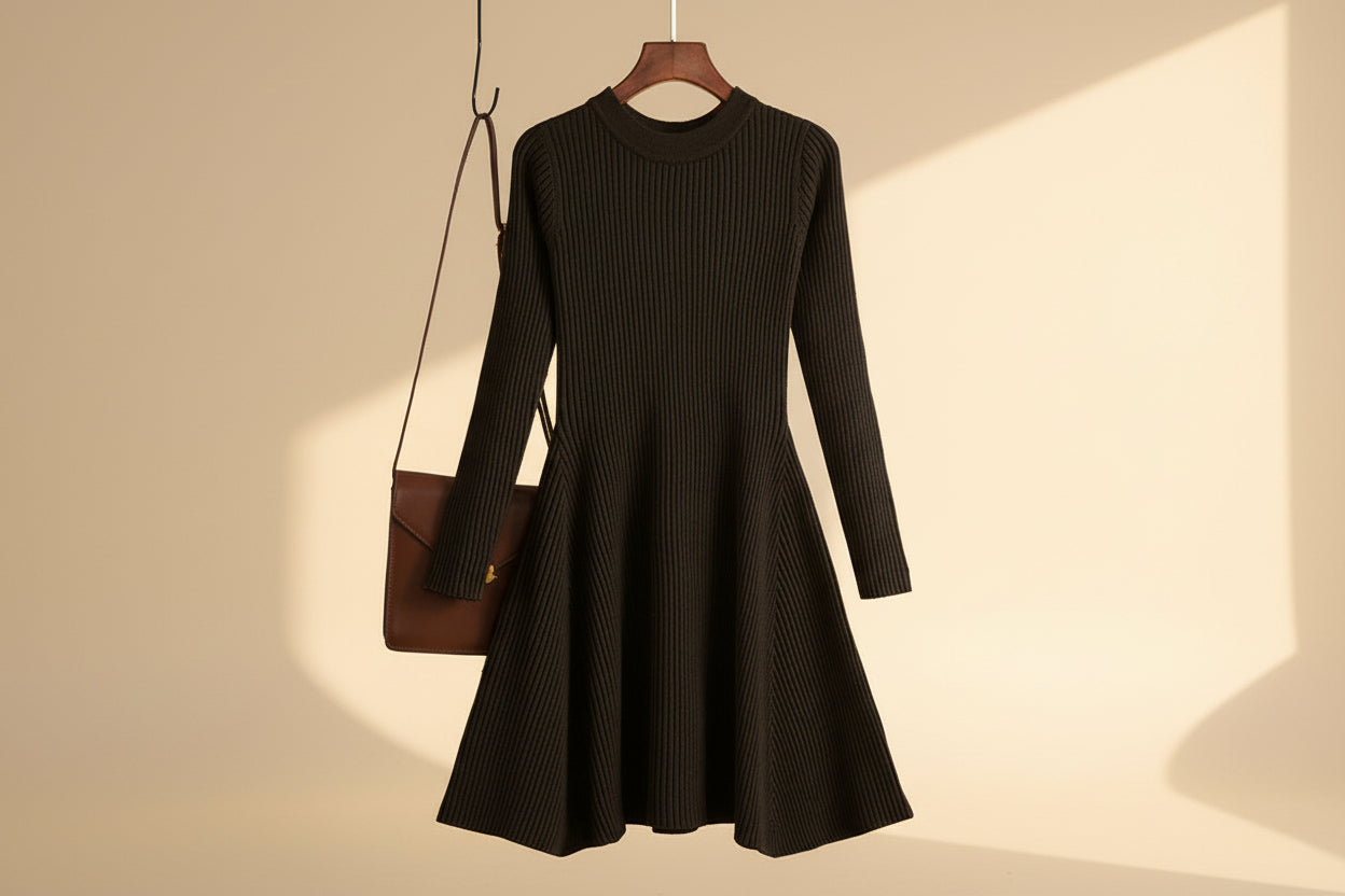 ELNOVÉ Slim Knit Mini Dress II