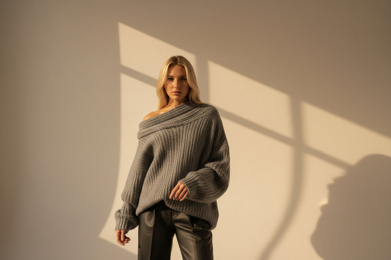 Coralie Off-Shoulder Sweater