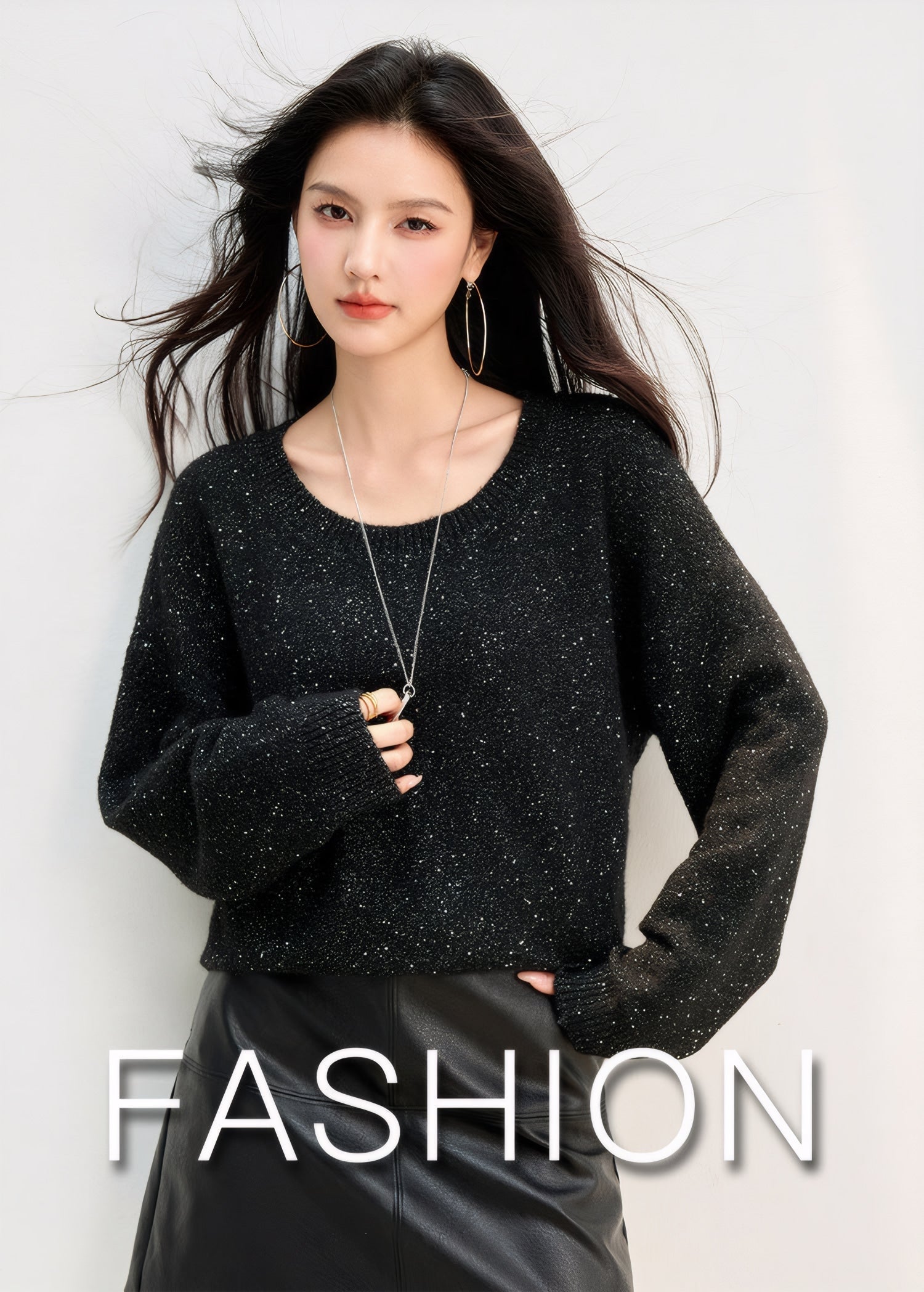 ELNOVÉ Vienne Pull à Perles