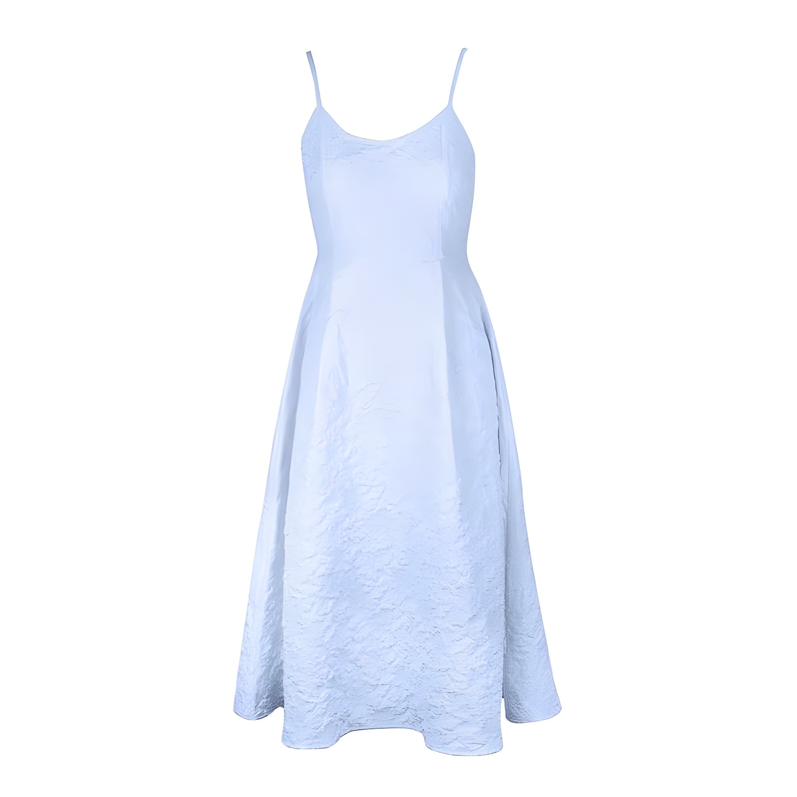 Céleste One-Shoulder Midi Dress#Color_Blue