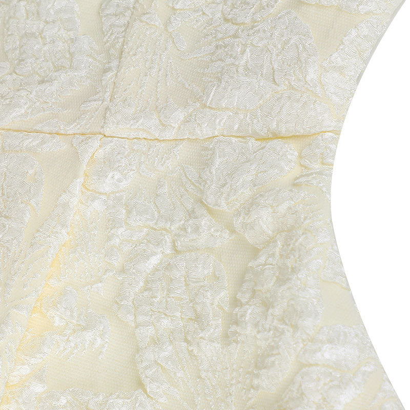 Strap style one-piece collar dress#Color_Apricot