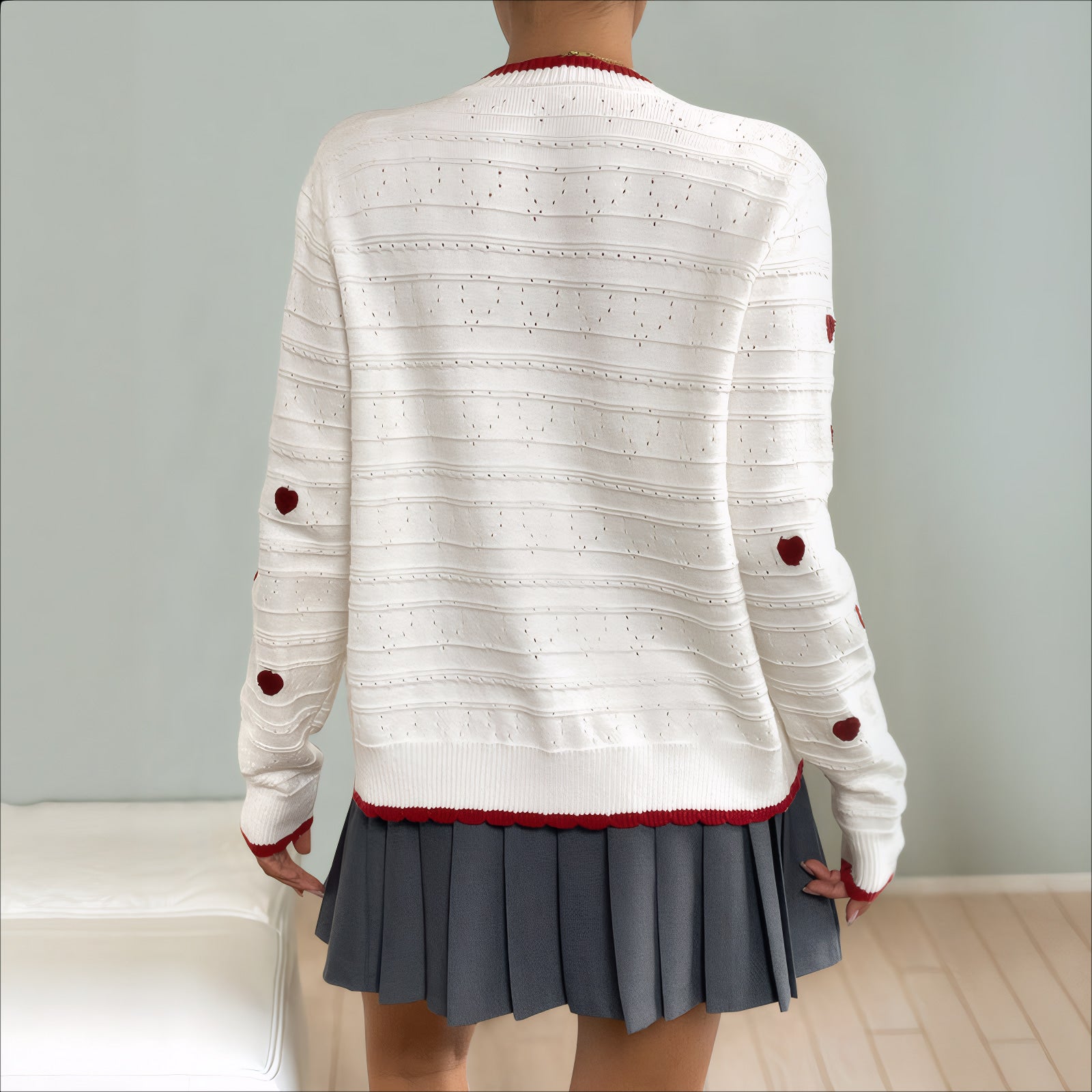 ELNOVÉ Sabine Cardigan Jacquard