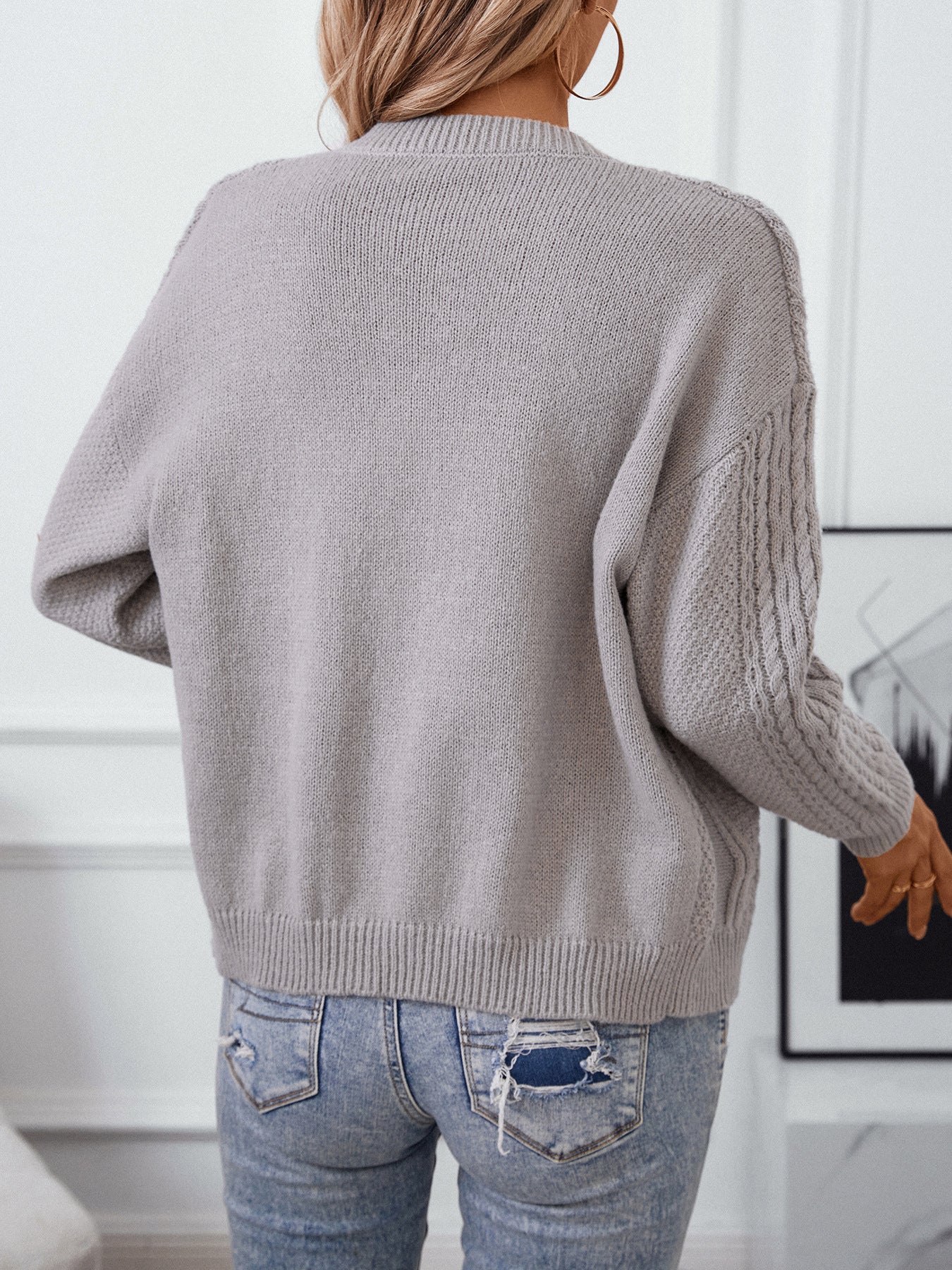 ELNOVÉ Agnès Cardigan girocollo