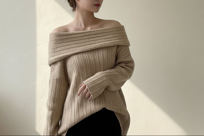 Coralie Off-Shoulder Sweater