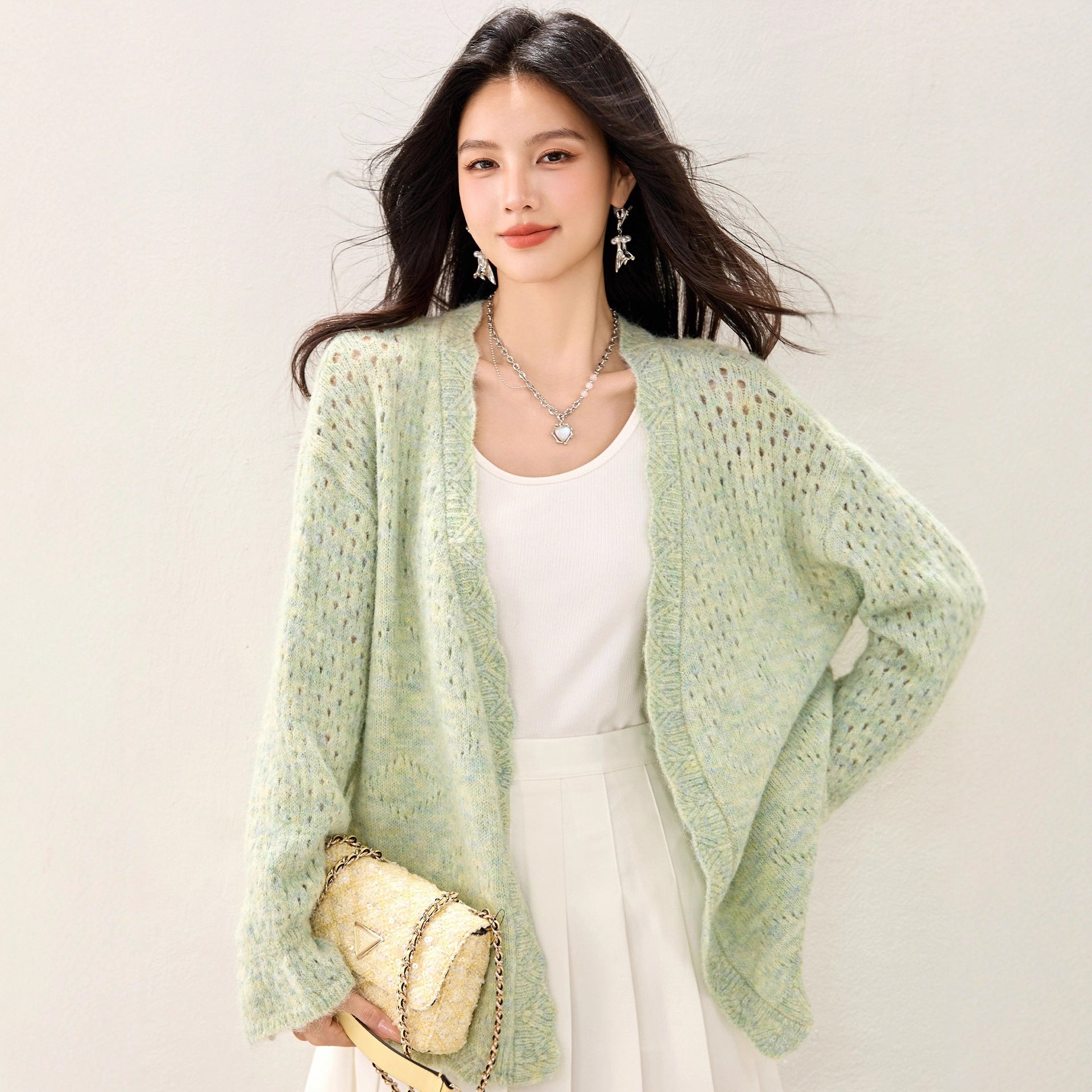 ELNOVÉ Aurore Cardigan Aberto