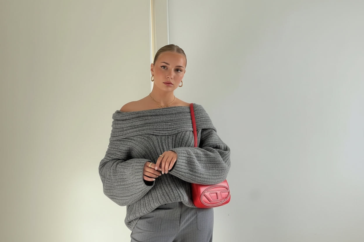 Coralie Off-Shoulder Sweater