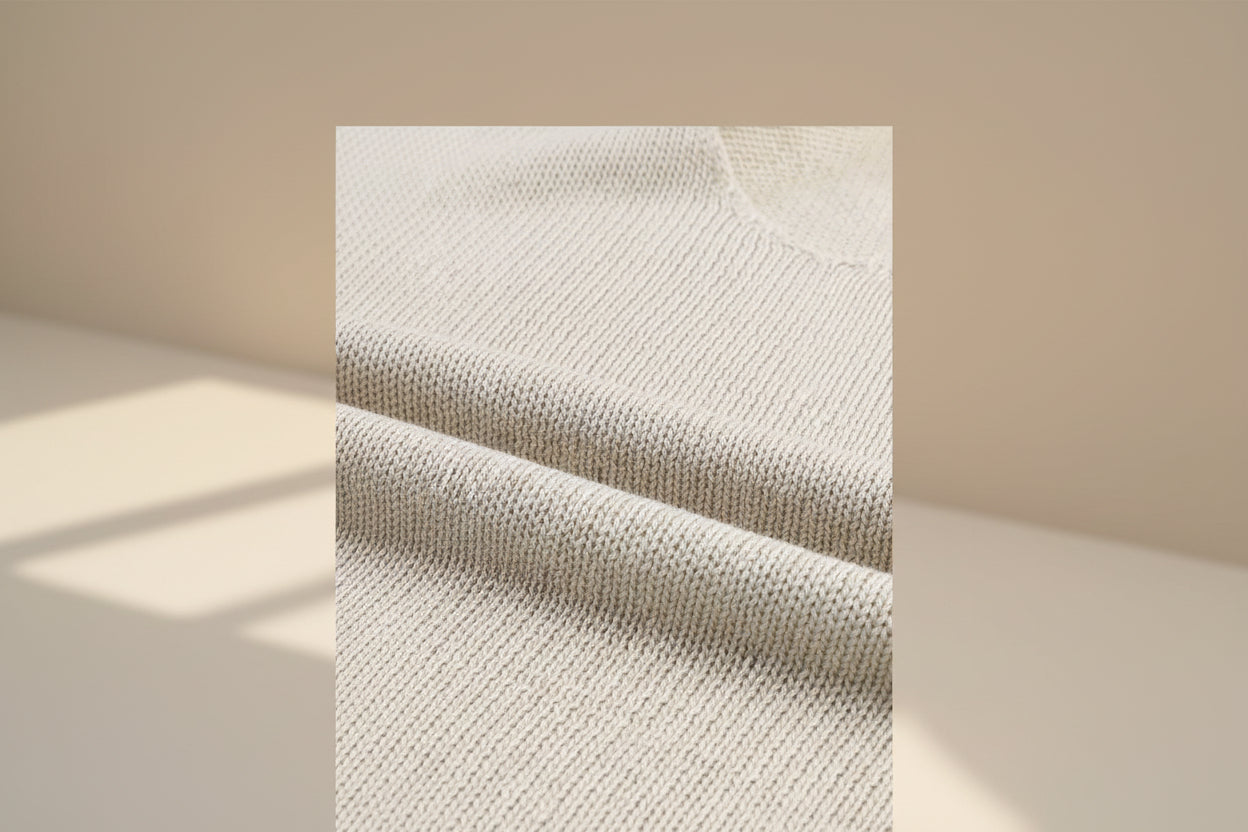 Khaki Lightweight Knit Fringe Hem Sweater — Detail View 14