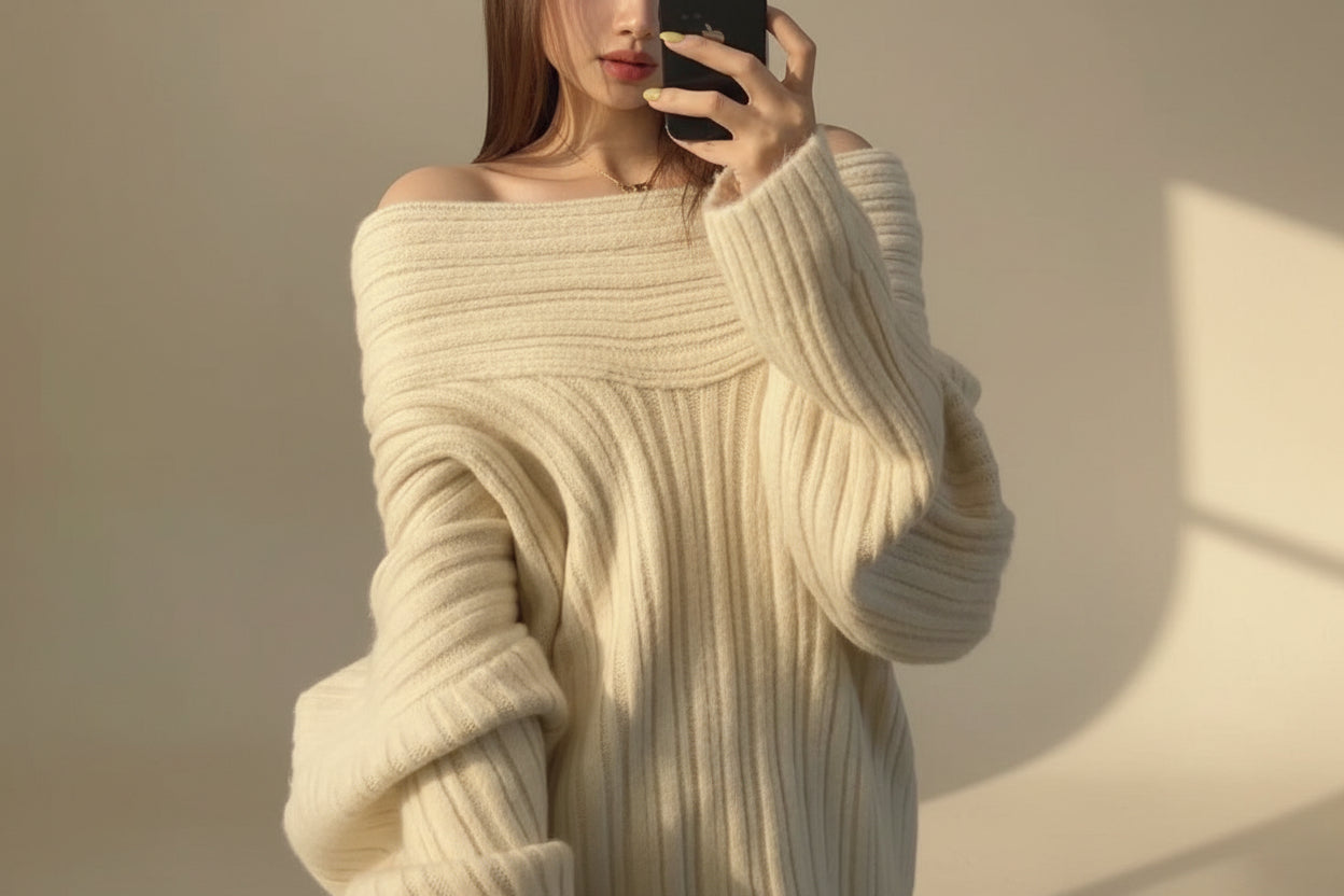 Coralie Off-Shoulder Sweater