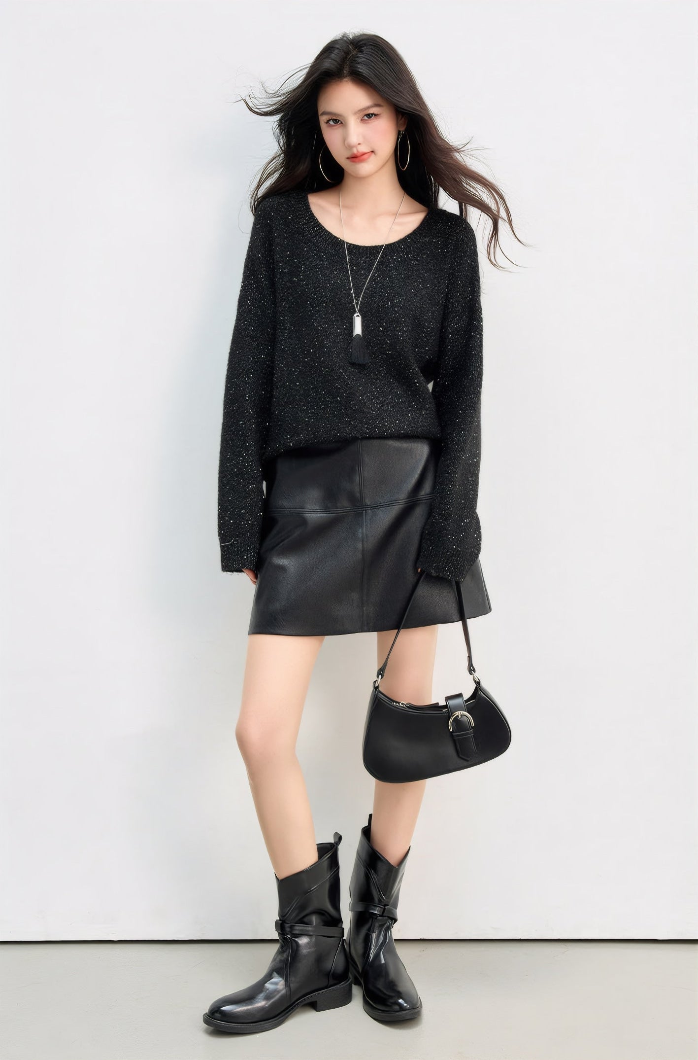 ELNOVÉ Vienne Pull à Perles