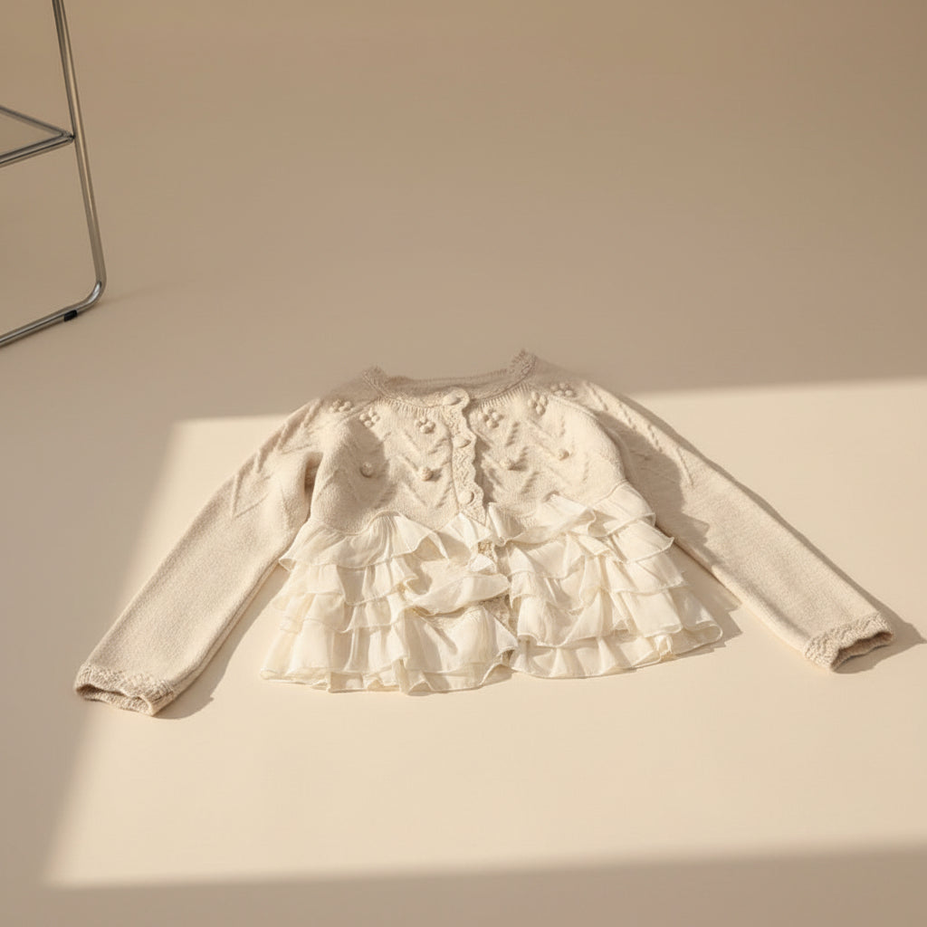 Mohair Knit Cardigan — View 6