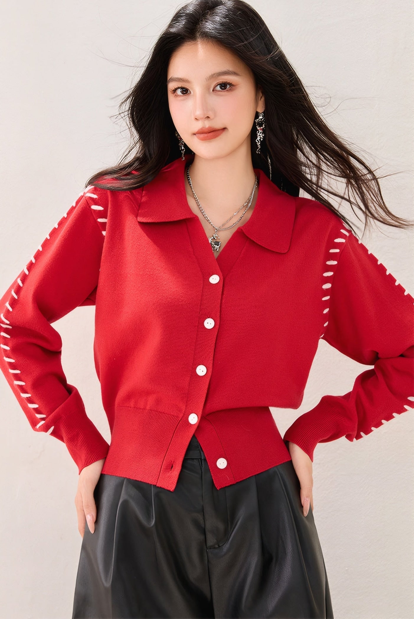 ELNOVÉ Olivia Cardigan Clássico