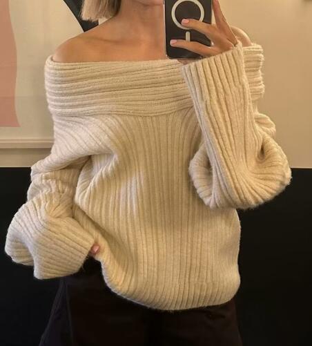 Coralie Off-Shoulder Sweater