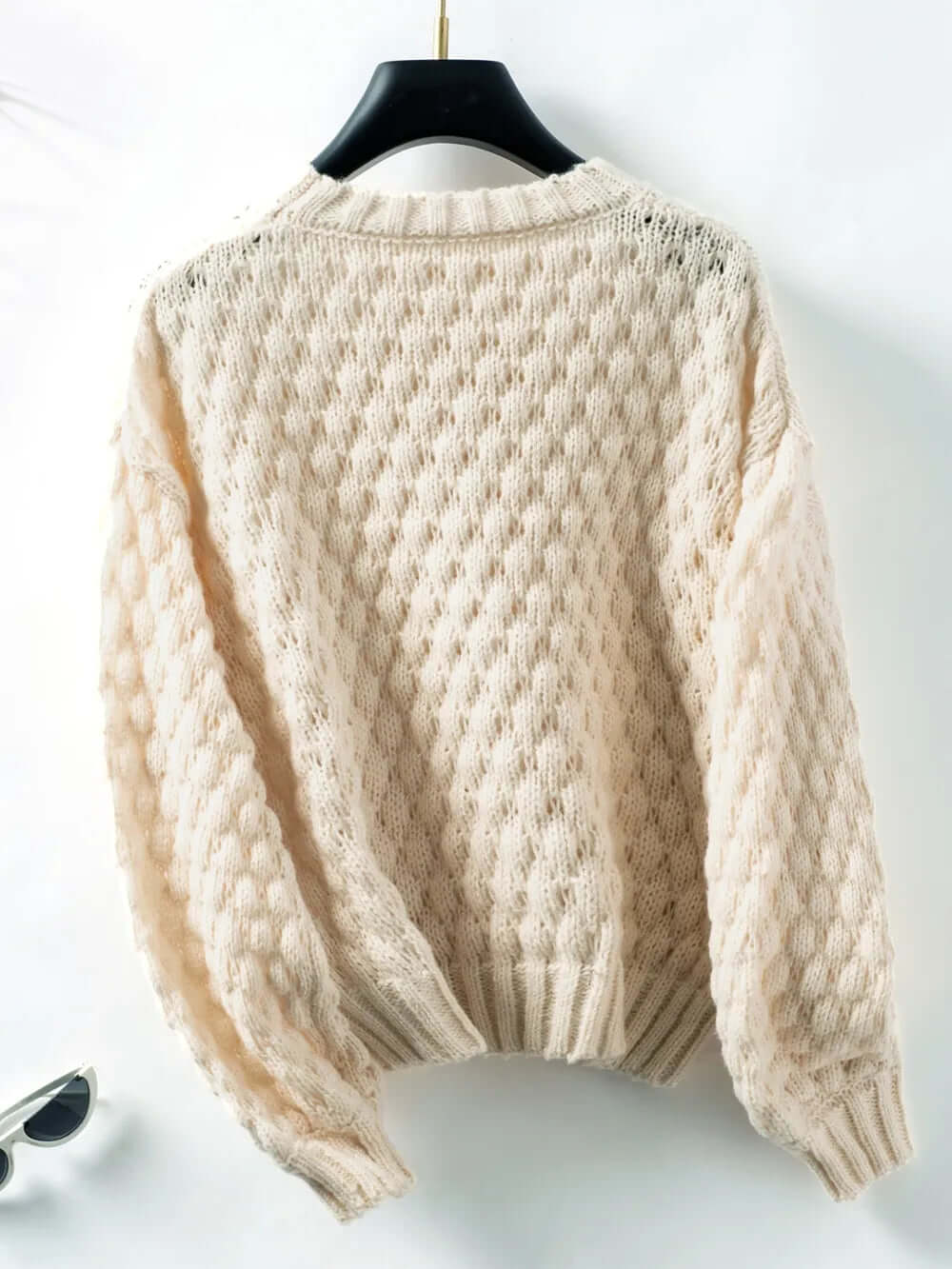 Sophie Cable-Knit Crewneck Sweater