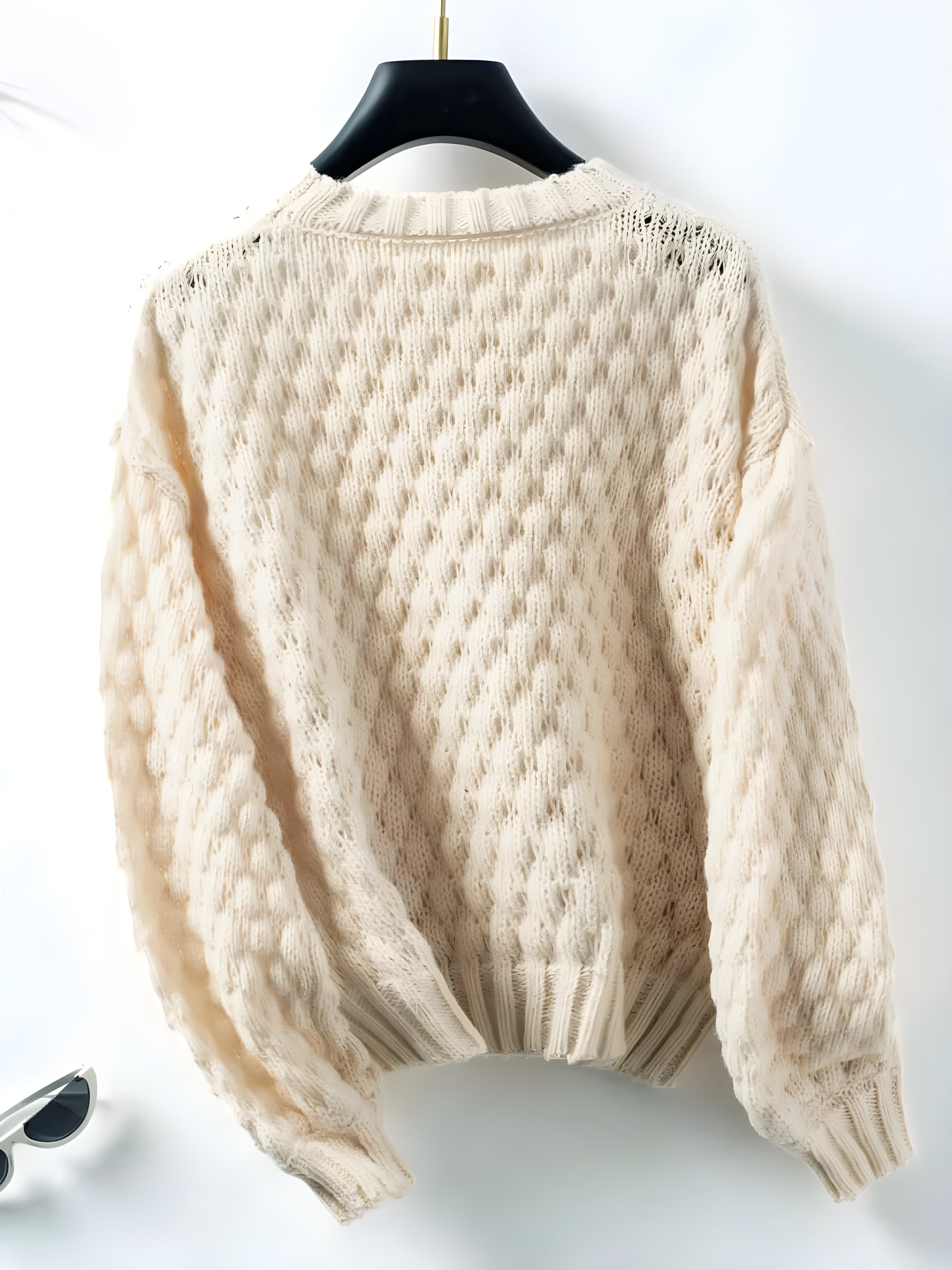 Sophie Cable-Knit Crewneck Sweater