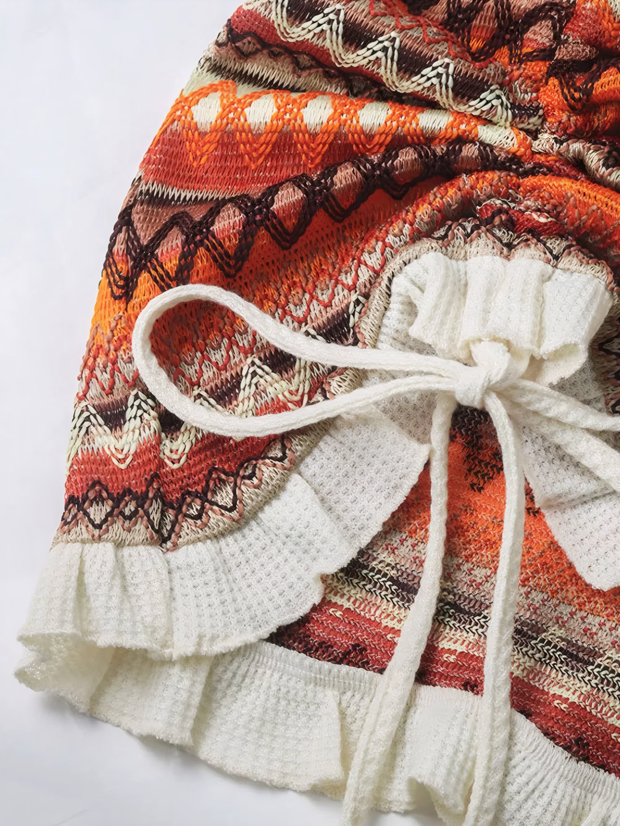 ELNOVÉ Félicie Backless Square Neck Mini Knit Dress