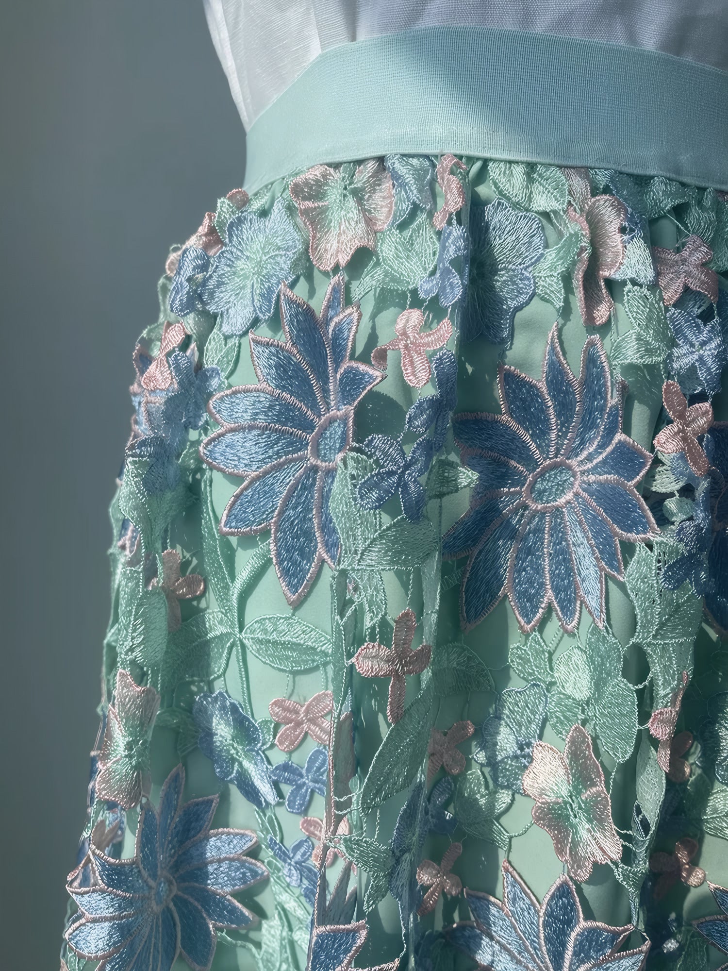 ELNOVÉ Séverine Openwork Skirt