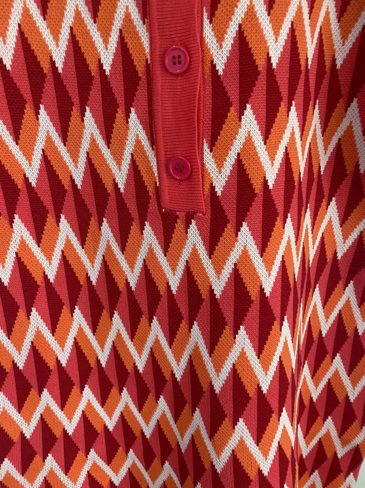 ELNOVÉ Adrienne Lapel Knit Dress
