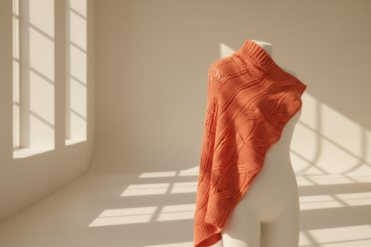 Ribbed Trim Eyelet Cable Knit Cardigan — View 21