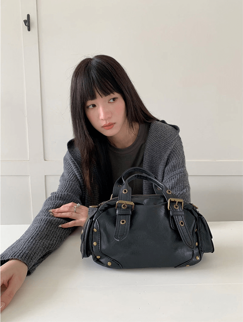 Héloïse Hooded Ribbed Knit Sweater