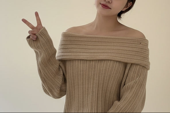 Coralie Off-Shoulder Sweater