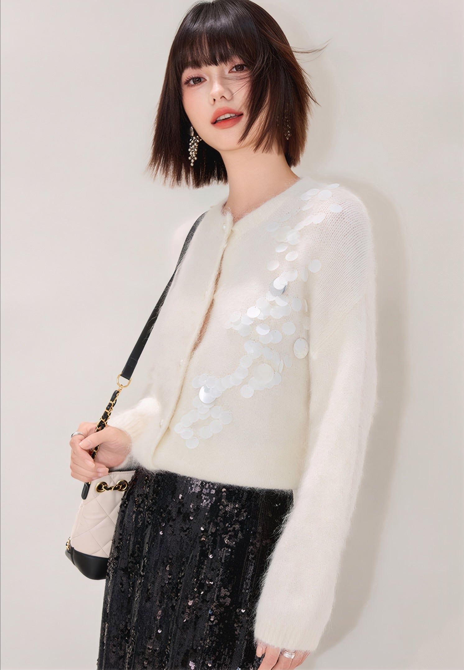 ELNOVÉ Iris Floral Cardigan