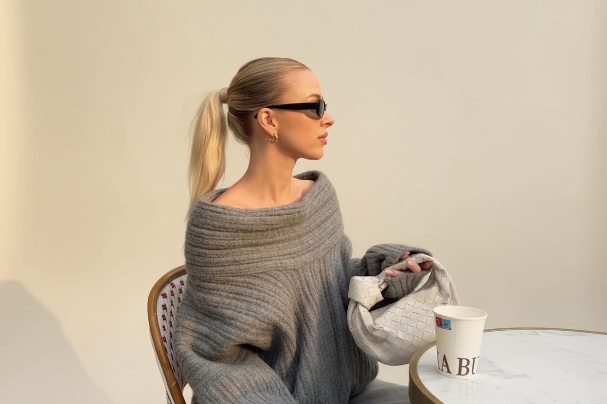 Coralie Off-Shoulder Sweater