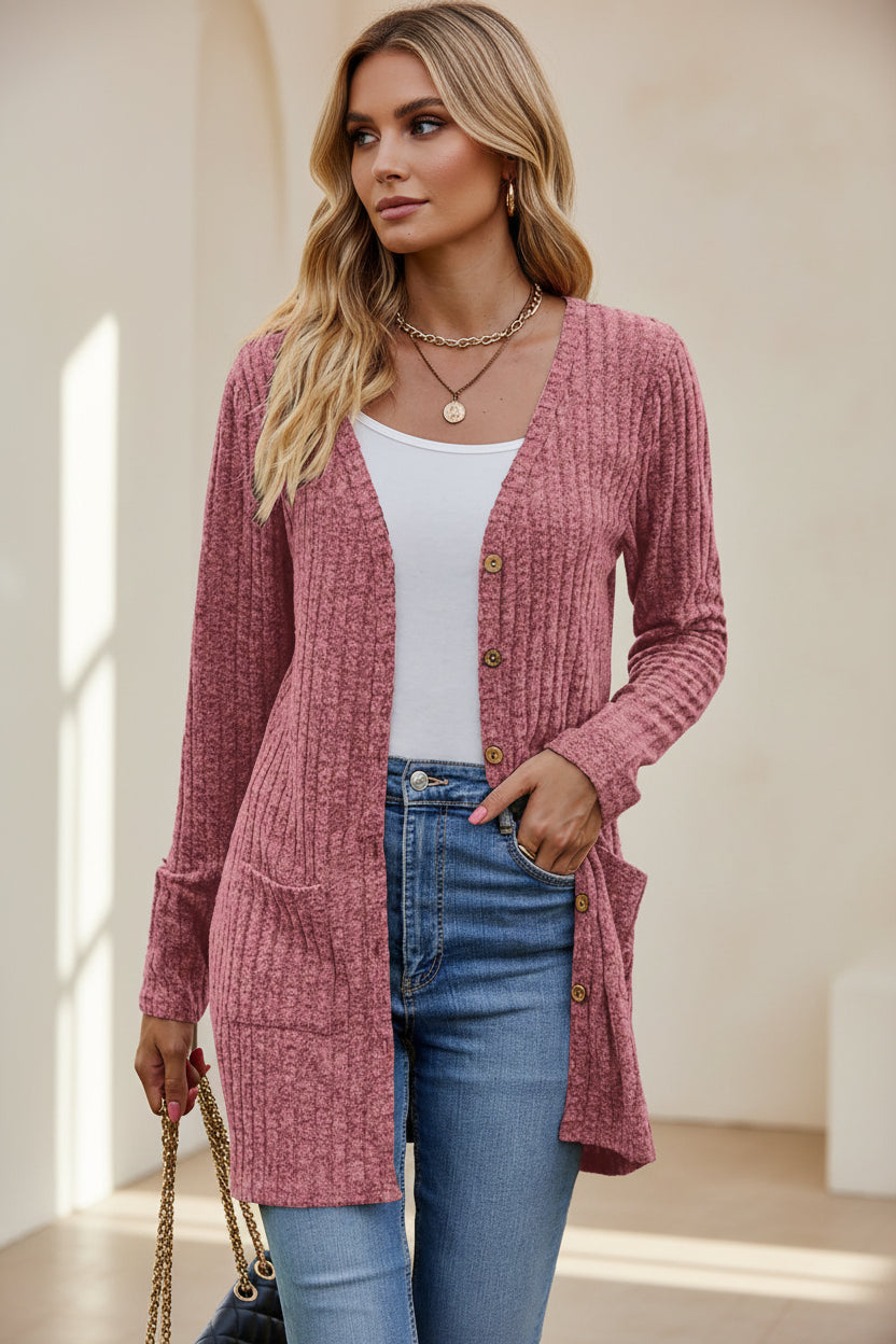 Autumn Knit Wrap Cardigan — Styling Detail