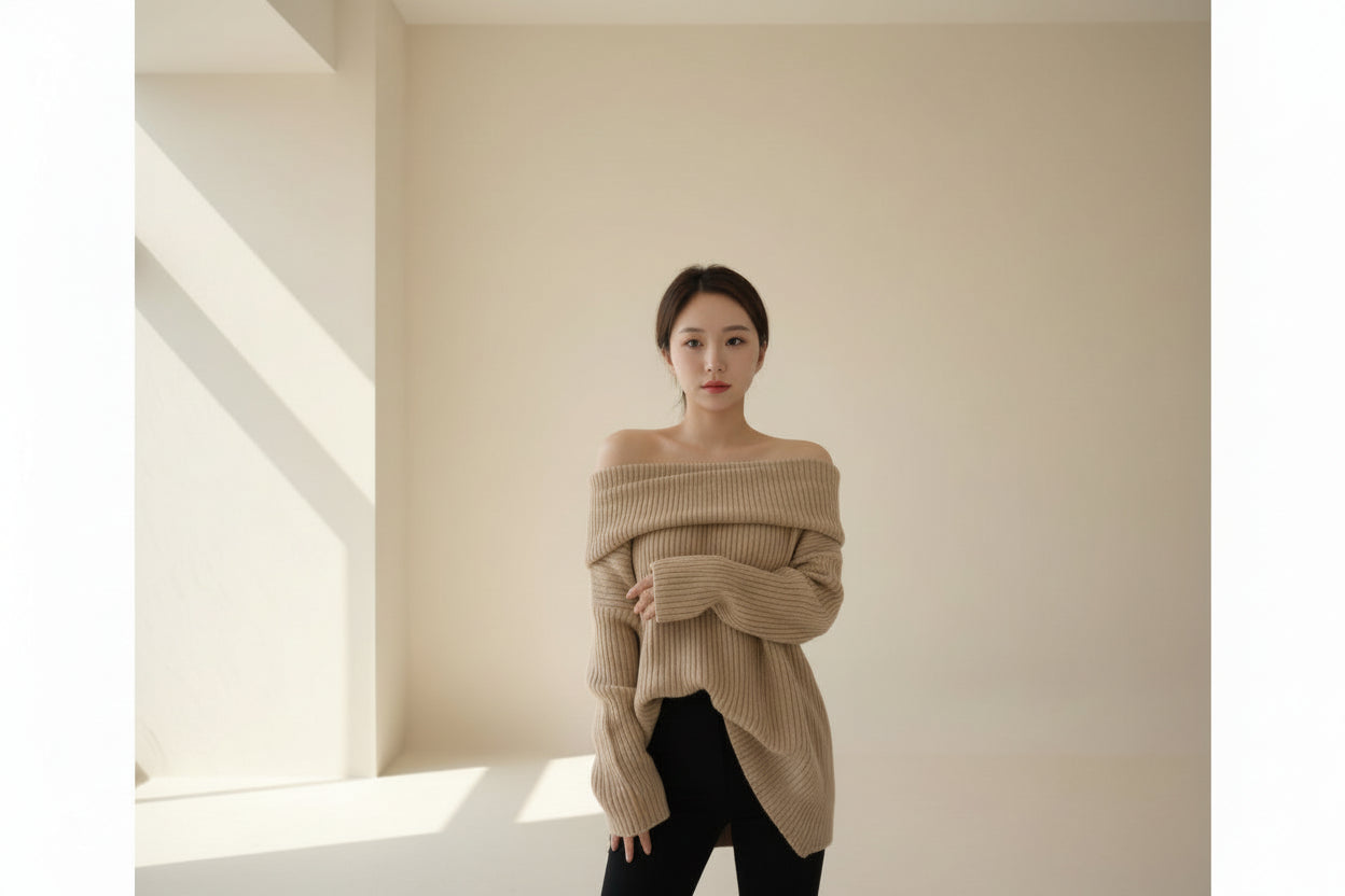 Coralie Off-Shoulder Sweater
