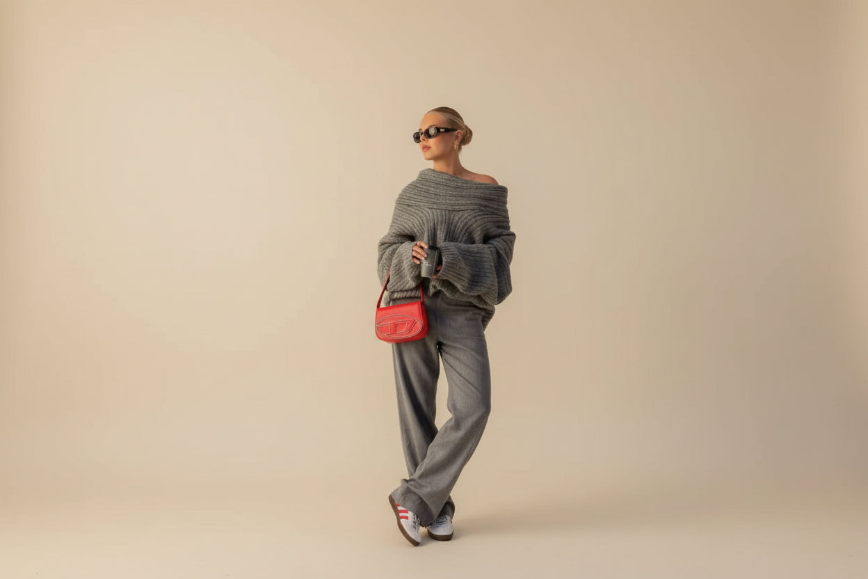 Coralie Off-Shoulder Sweater