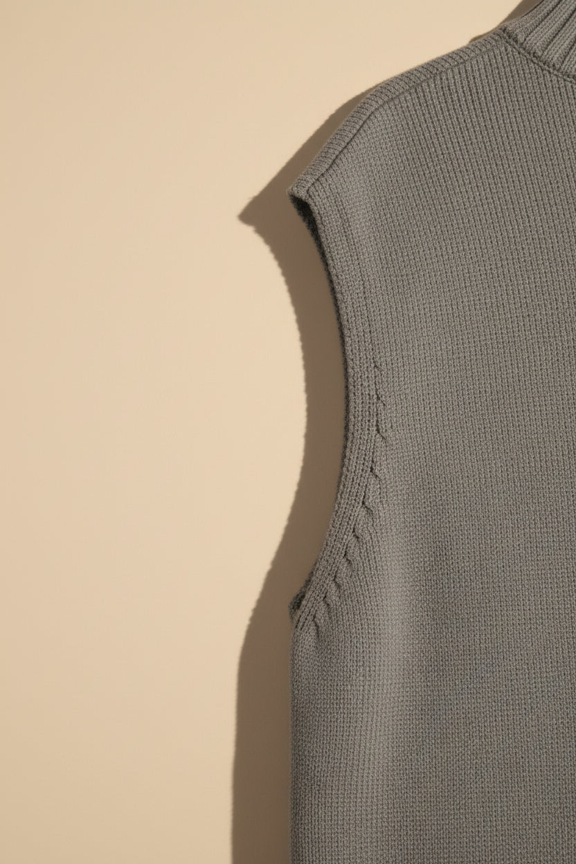 Cable Knit Sweater Vest