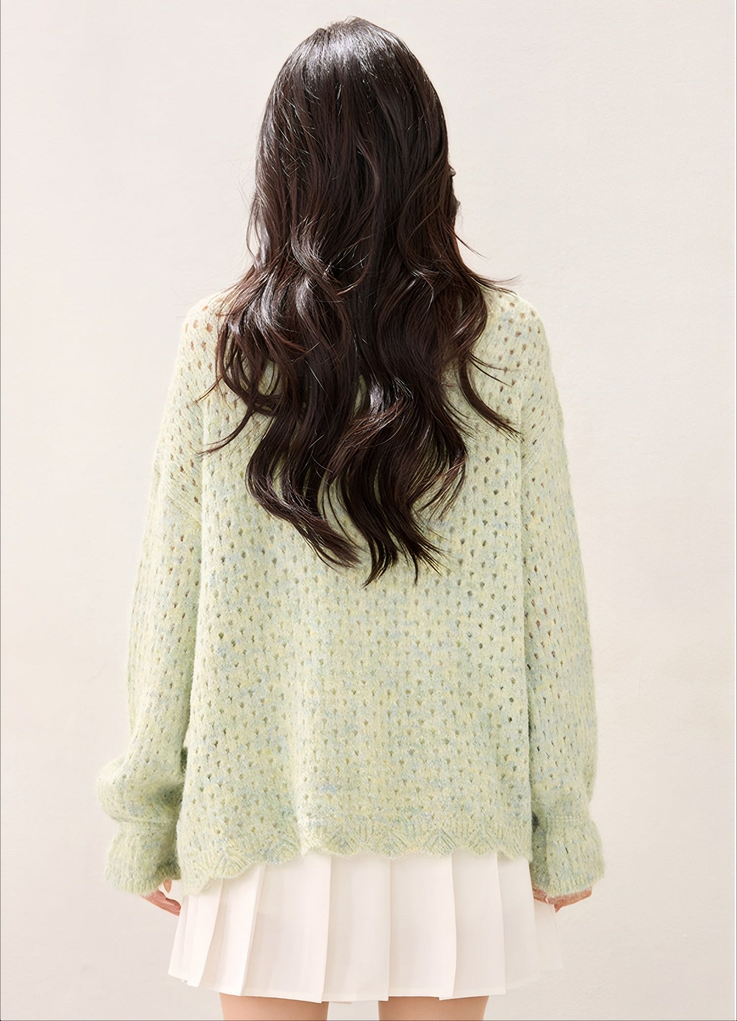 ELNOVÉ Aurore Openwork Cardigan