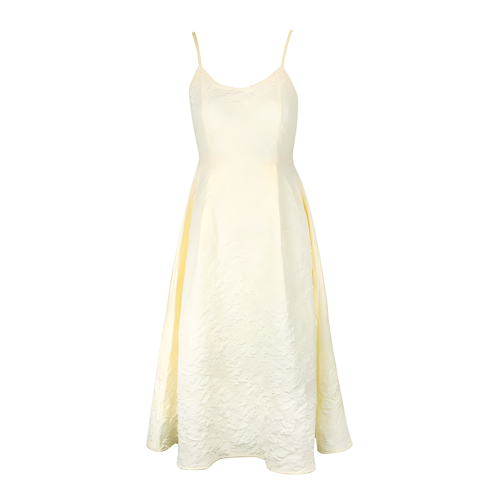 Céleste One-Shoulder Midi Dress#Color_Apricot