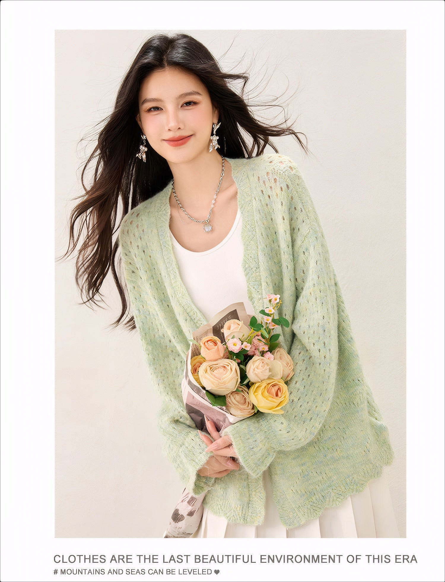 ELNOVÉ Aurore Cardigan Aberto