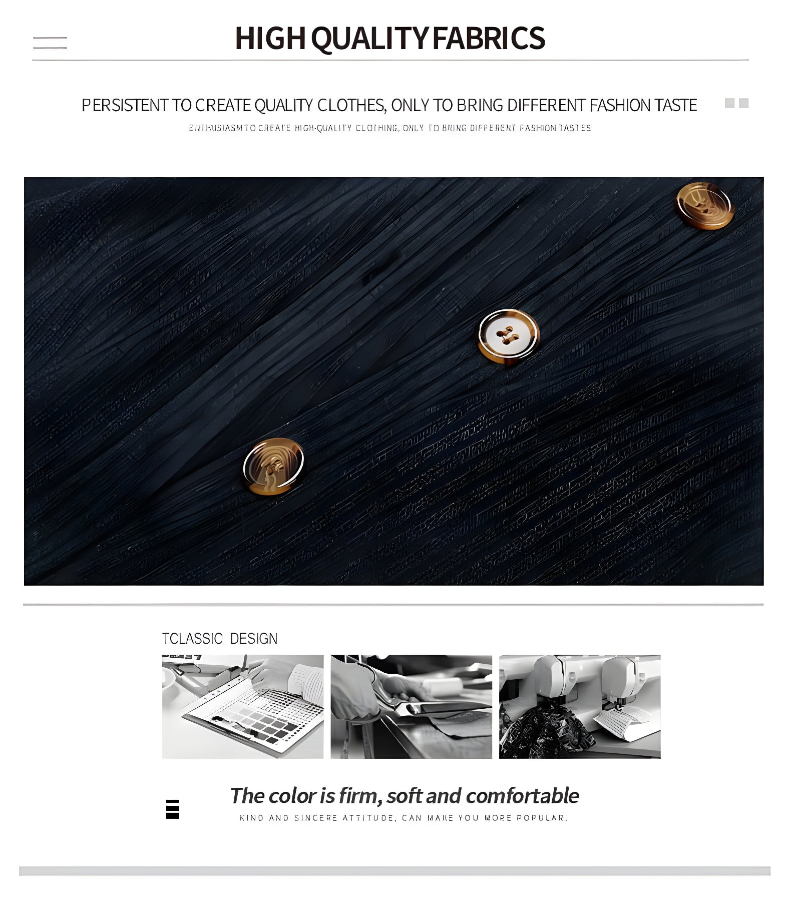 button-front A-line knit dress