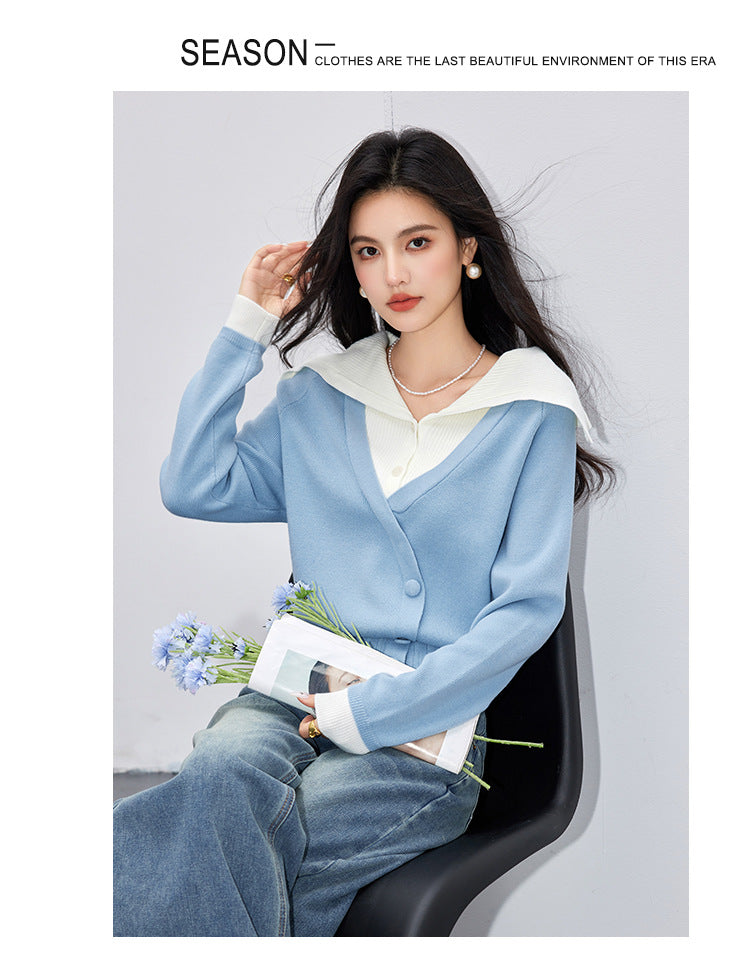 ELNOVÉ Margot Colorblock Sweater