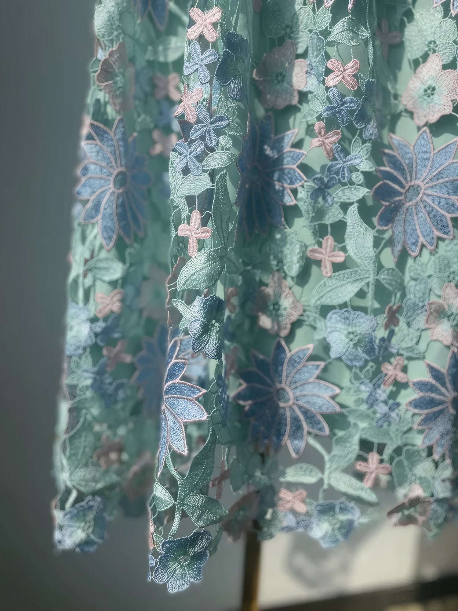 ELNOVÉ Séverine Openwork Skirt